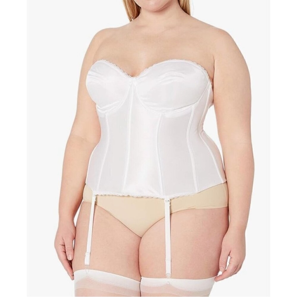 Va Bien Smooth Satin Hourglass Bustier- Size 42DD